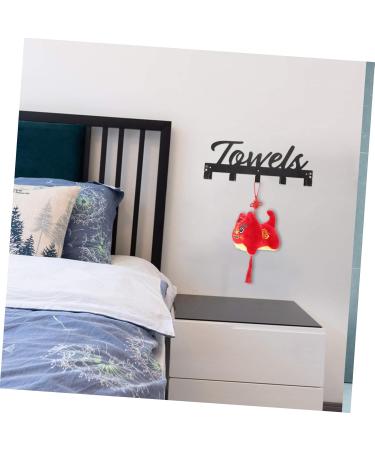 Cabilock 1 Set Hook up Over Door Clothes Hanger Rack Over Door Towel Hook Door Row Hook Storage Hat Hook - Buy Online on SooperMarket.com