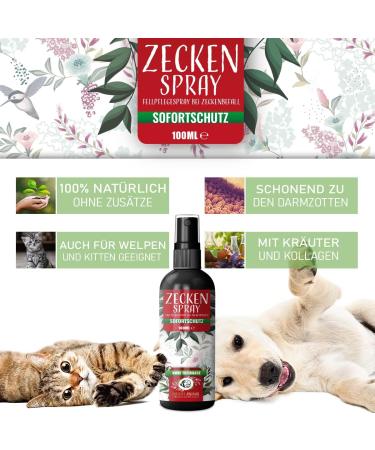 Buy Nature Animal Tick Protection Spray for Dogs & Cats - Natural & Highly Effective Tick Defense - Buy Online on SooperMarket.com