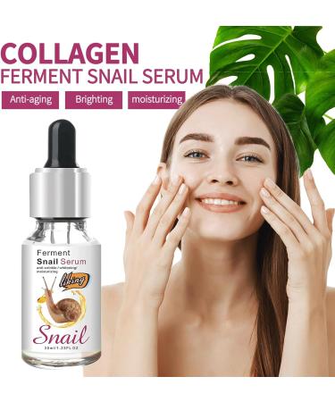 Snail Collagen Serum Snail Mucin Repair Serums Hyaluronic Acid Snail Secretion Filtrate Face Serum Natural Pure Snail Anti Aging Serum For Face Skincare Serum Cruelty Free35ml - Buy Online on SooperMarket.com