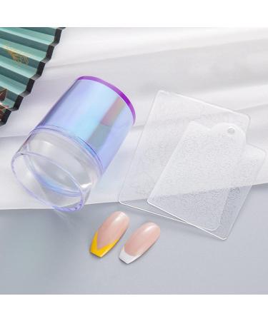 Wirlsweal Nail Art Stamp Set - Trendy Nail Tool with Soft Texture & Great Elasticity for Perfect Nail Shapes - Ideal for Women - Buy Online on SooperMarket.com
