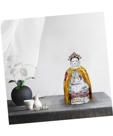 Alipis 3pcs Buddha Shawl Buddha Sculpture Shawl Temple Supplies Hindu Statue Cloak Statue Shawls Fabric Bodhisattva Cloak Desk Topper Altar Creative Cloak Cloth Buddha Statue Crystal 37.5X22.5cm - Buy Online on SooperMarket.com