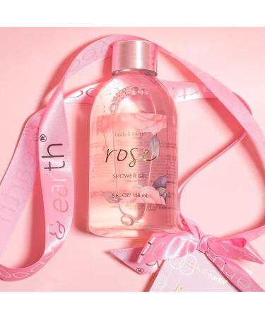 BODY & EARTH Rose Bath Spa Gift Set - 5 Piece Box for Women | Pamper & Relax with Soap, Shower Gel, Body Butter, and Lotion | Ideal Birthday & Christmas Gifts for Her - Buy Online on SooperMarket.com