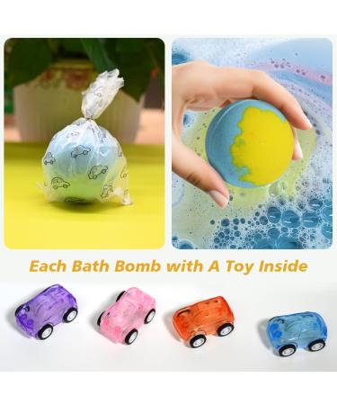 Bath Bombs for Kids with Surprise Toys Inside  12 Cars Bath Bombs Gift Set for Easter Egg Halloween Christmas with Pull-Back Car Inside  Bubble Kids Bath Fizzies Ball Birthday Gifts for Boys  Girls Green - Buy Online on SooperMarket.com