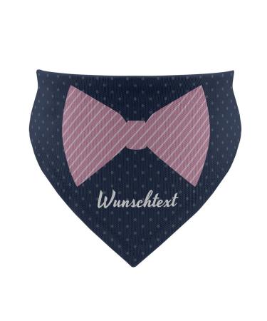 printplanet - Dog scarf with name or text - Scarf for dogs - Layout bow tie - Size M Size M bow tie