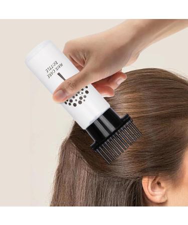 Folpus Squeeze Bottle Hair Dye Bottle Brush Hair Oil Roots Comb Bottle Black - Buy Online on SooperMarket.com