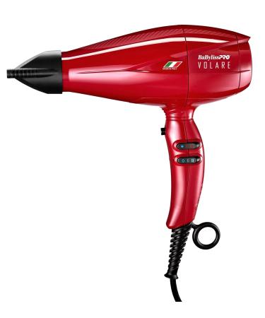 BaBylissPRO Ionic & Nano-Titanium Volare Hairdryer Red