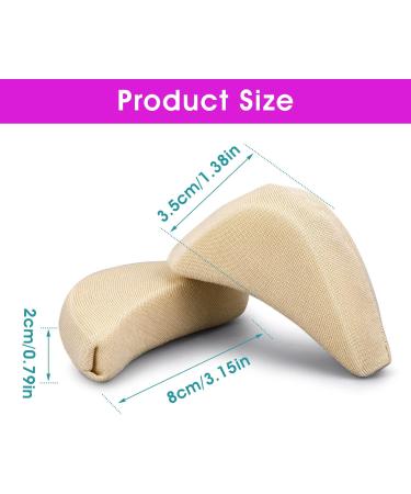 Adjustable Shoe Filler Big Toe Plug Set - Foot Pain Relief for Women, Reusable Inserts for High Heels - 2 Pairs - Buy Online on SooperMarket.com