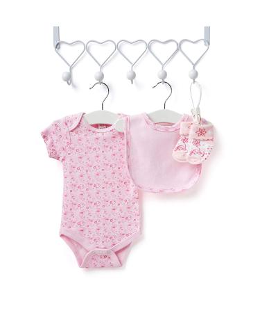 Pink Baby Gift Set with Clothes, Teddy Bear, and Gifts - Perfect Keepsake Box for Baby Girl - Buy Online on SooperMarket.com