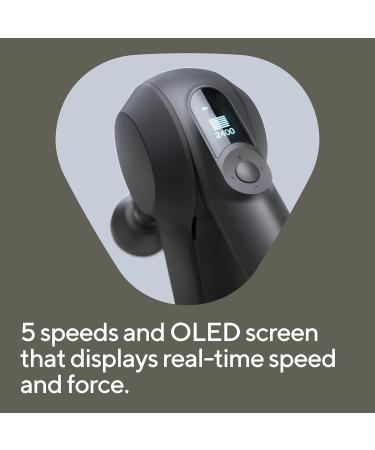 Theragun Elite - Handheld Electric Massage Gun - Bluetooth Enabled Percussion Therapy Device for Athletes - Powerful Deep Tissue Muscle Massager with QuietForce Technology - (Black - 5th Generation) - Buy Online on SooperMarket.com