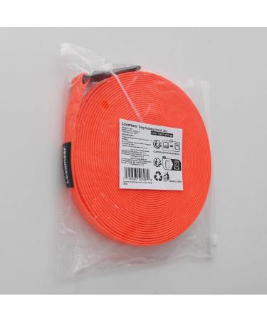 Looxmeer Rubberized Tow Lines for Dogs - 3m/5m/7m/10m/15m/20m/30m Leash | Durable Neon Orange Leash for Small & Medium-Sized Dogs - Buy Online on SooperMarket.com