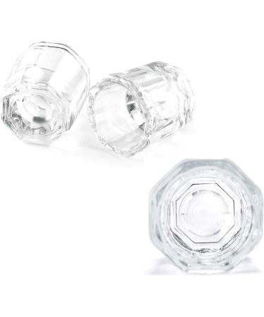Glamified Dappen Dish Bowl Set + Eyebrow Tint Brush | Acrylic Nail Art Equipment - Buy Online on SooperMarket.com