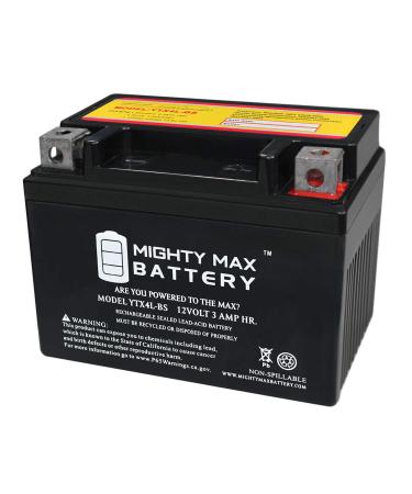 Mighty Max Battery YTX4L-BS Replacement Battery compatible with Interstate