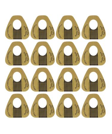 100pcs Manicure Sticker Tool Acrylic Nail Forms Double Thick Form Nail Tip Form Nail Art Tips Form