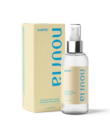 NOURIA Intimate After Shave Protection Moisturizer By Coochy Plus - FRAGRANCE FREE: Delicate MOISTURIZING PLUS Soothing Mist For The Pubic Area & Armpits   For Razor Burns  Itchiness & Ingrown Hairs