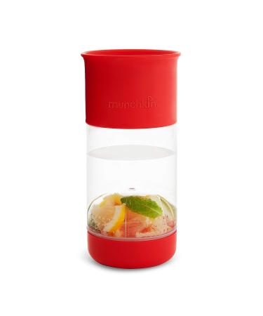 Munchkin Miracle 360 Fruit Infuser Sippy Cup | 14oz Toddler Cup - Red - Buy Online on SooperMarket.com