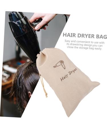 FOYTOKI Drawstring Bag Blow Dryer Canvas Travel Bag Hair Dryer Travel Case Hair Dryer Storage Bag Bags Linen - Buy Online on SooperMarket.com