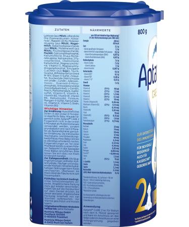 Aptamil Care 2 Follow-On Milk 800g | Omega 3 & 6 DHA & ARA | Palm Oil-Free Baby Food | International Shipping - Buy Online on SooperMarket.com