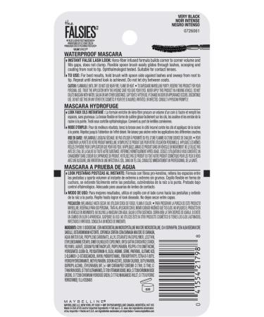 Maybelline Volum' Express Falsies Waterproof Mascara - Very Black (2 Pack) - Buy Online on SooperMarket.com