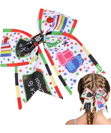 Toseky Bow Hair Clips for Girls - Cartoon Back to School Hair Barrettes Chic Hair Accessories Portable Barrettes for Students - Buy Online on SooperMarket.com