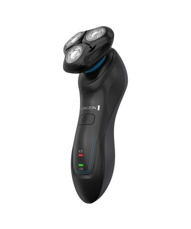 Remington Hyperflex Advanced Rotary Shaver Electric Razor WEtech 100% Waterproof Design Black WETech Hyperflex Rotary