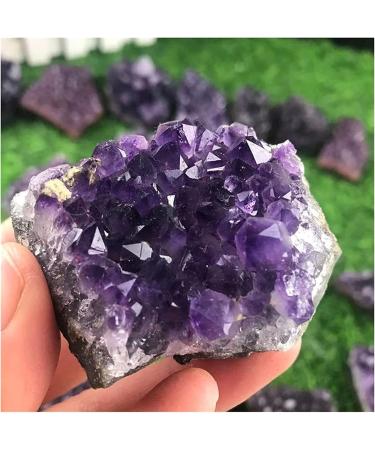Amethyst Rough Stone 30-60g Uruguay Amethyst Cluster cave Pieces of Original Stone specimens Placed - Buy Online on SooperMarket.com