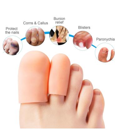 Washable Soft Silicone Toe Protector for Blisters & Toenails Loss - Skin-Friendly & Flexible - Buy Online on SooperMarket.com