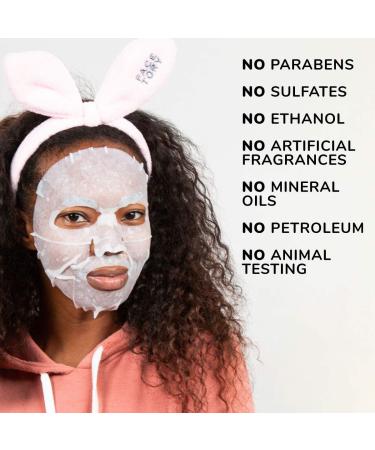 FACETORY Pearl Radiance Boosting Mask - Pack of 5 | Soft Form-Fitting Face Mask for All Skin Types | Strengthening, Balancing, and Illuminating Formula | No Harsh Chemicals - Buy Online on SooperMarket.com