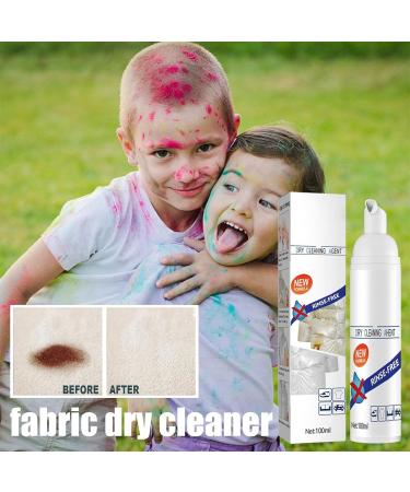 Dry Foam Cleaner 100ml Leave-in Laundry Foam Cleaners All Purpose at Home Clothes Spot Dry Cleaner Fast and Efficient Decontamination 1pcs - Buy Online on SooperMarket.com