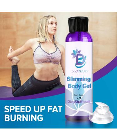 Diva Stuff Slimming Gel Cream - 4 oz for Waist & Thigh Trainers | International Shipping Available - Buy Online on SooperMarket.com