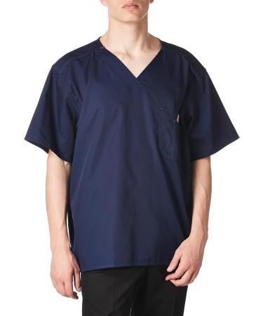 Carhartt Men's Ripstop Utility Scrub Top Large Navy