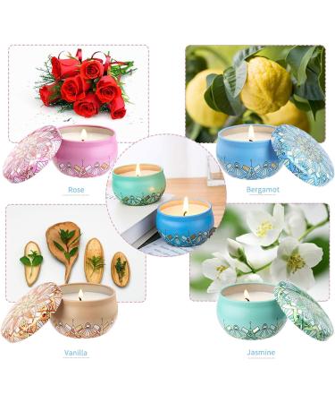 Viesap Aroma Candles Gift Set - 4pcs Natural Soy Wax Women s Fragrance Candles for Aromatherapy & Stress Relief - Perfect for Christmas Birthdays Valentine s Day Yoga & Weddings - Buy Online on SooperMarket.com