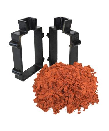 Sand Casting Set with 10 Lbs Petrobond Quick Cast Sand Casting Clay and Cast Iron Mold Flask Frame Melt Pour Metals