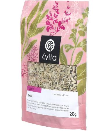4Vita Loose Sage Leaf Herbal Tea 20g - Buy Online on SooperMarket.com