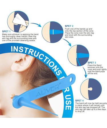 Skin Tag Remover Kit - Painless 2-in-1 Device for Medium to Large Skin Tags (2mm-7mm) - Mole Wart Removal Tool for Women and Men - Buy Online on SooperMarket.com