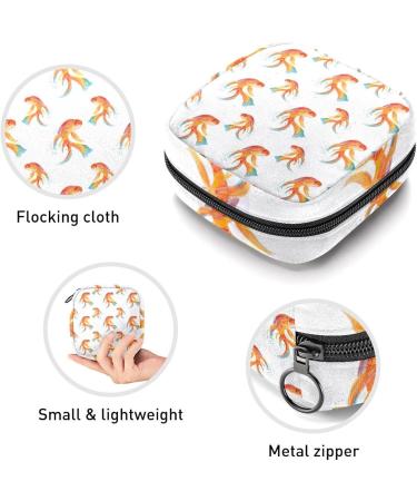Anna Cowper Fish Sanitary Napkin Storage Bag - Portable Period Pouch for Women & Teens - Multicolored - 1Pcs - Buy Online on SooperMarket.com