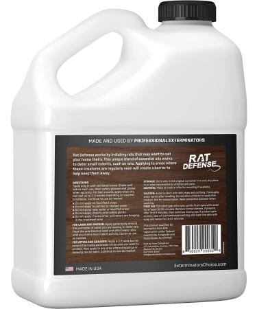 Exterminator's Choice Rat Defense Spray - 1 Gallon Natural Non-Toxic Rodent Repellent - Safe for Kids and Pets - Pest Control Solution - Buy Online on SooperMarket.com
