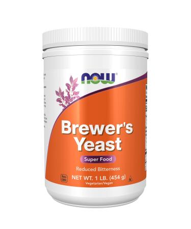 NOW Supplements, Brewer's Yeast Powder with naturally occurring Protein and B-Vitamins, 1-Pound