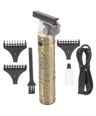 Housoutil 1 Set Clipper USB Charging Retro Clip Hair Back Hair Electric Leg Hair Scissor Grooming Tool Haircut Trimmers Razors Oil Head Scissor Charge Hairdressing Tool