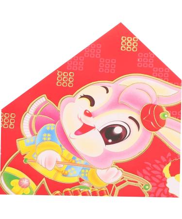 MAGICLULU 60pcs 2023 Year of The Rabbit Red Packets Bunny 2024 Year Money Bag Red Luck Money Bag Festival Red Envelope Red Envelope for The Year of Dragon Paper Personality Lai See Bag Assorted Color 1 1.5X8X0.1CM - Buy Online on SooperMarket.com