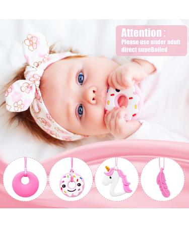 Heyu-Lotus Silicone Chew Toys for Kids | 4-Pack Teething Relief for ADHD & Autism | Safe & Durable Silicone Teethers for Boys & Girls - Buy Online on SooperMarket.com