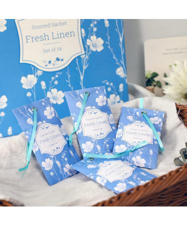 Buy Scent-Hi Linen Scented Sachets - Freshen Up Drawers Cupboards Rooms and Cars (14 Sachets) - International Shipping - Buy Online on SooperMarket.com