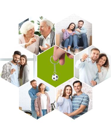 2 Pieces Football Keychain - Soccer Sports Ball Favors & Gifts for Fans | Perfect Souvenirs for Parties Adults & Kids - Buy Online on SooperMarket.com