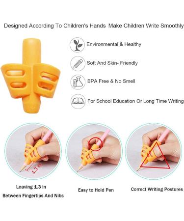 Silicone Pencil Handle - 6 Pack Writing Aid for Kids | Queta Posture Correction Grip - Buy Online on SooperMarket.com
