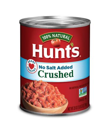 Hunt's Crushed Tomatoes No Salt Added, 28 oz