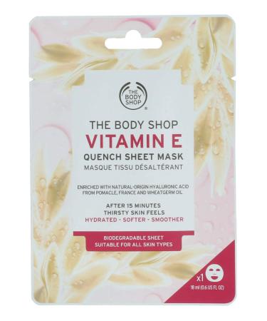 The Body Shop Vitamin E Quench Sheet Mask 0.6 Oz