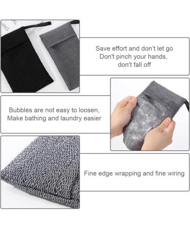 BYX Soap Bag & Body Scrubber - Premium Shower Sponge 4 Pack | Eco-Friendly Soap Saving Bags for Bathing - Buy Online on SooperMarket.com
