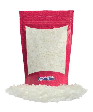 Natural White Rock Sugar For Tea and Coffee Clear Pure Cane Sugar Crystals Dissolves Quickly Resealable Bag (2 Pounds) 2 Pound (Pack of 1)