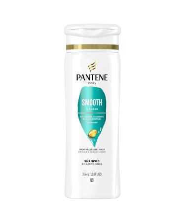 Pantene Shampoo with Frizz Control Smooth & Sleek Safe for Color-Treated Hair 355 mL