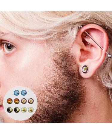 EXCEART 10 Pairs Halloween Earrings Mens Earring Pierced Earrings for Women Earrings Studs for Grils Mix Man - Buy Online on SooperMarket.com