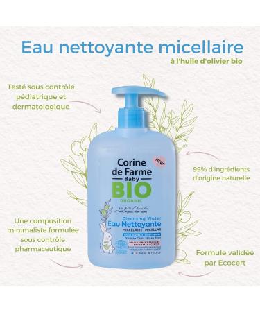 Baby Scent Micellar Cleansing Water Certified Organic Blue 500ml | Gentle & Safe for Sensitive Skin - Buy Online on SooperMarket.com
